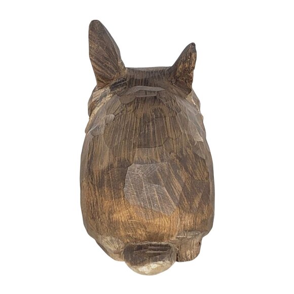 Arthur Shoemaker Rabbit Wood Carved Miniature Animal Folk Art Vintage - Picture 5 of 8